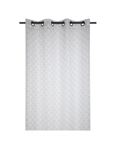 Veil curtain with rings Greenmood, polyester, gray, 140x260 cm