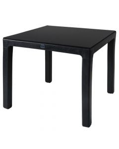 Zer square table, PP, anthracite, 90x90xH73 cm