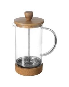 Pressure kettle, glass/bamboo, transparent, 600 ml