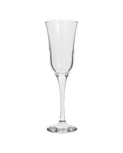 Gotë shampanje Ornella, qelq, transparente, 19 cl