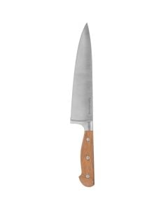 Chef knife, stainless steel/acacia wood, brown, 33.9 cm / blade 21 cm