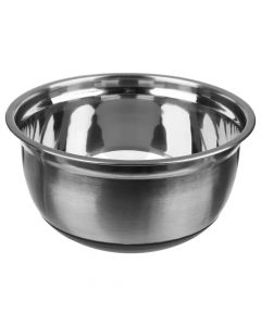 Salad bowl, stainless steel/silicone, silver, Dia.21xH11.8 cm