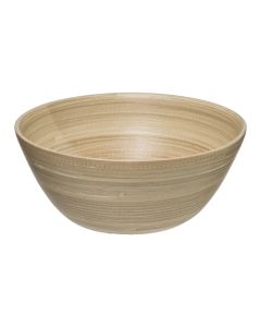 Tas sallate, bambu, natyrale, Dia.30xH10 cm