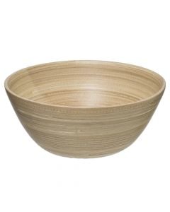 Salad bowl, bamboo, naturally, Dia.25xH8.5 cm