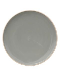 Pjatë servirje Asma, qeramikë, nuanca gri, Dia.27 cm