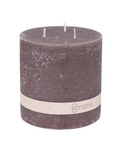 Qiri dekorues, parafinë, i bardhë, 14x14 cm