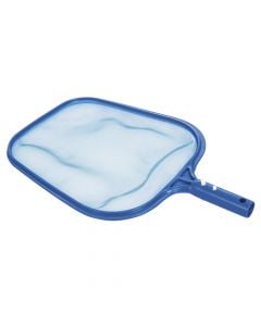 Cleaning net for swimming pools, plastic, blue, 44x30 cm