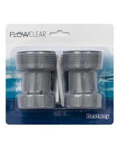Bestway adapter (PC 2), plastic, gray, 38mm to 32mm