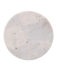 Serving plate Sublima, marble, white, Dia.30 cm