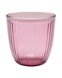 Water/drink glass, glass, pink, 29.5 cc