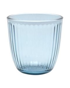 Water/drink glass, glass, blue, 29.5 cc