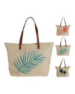 Beach bag for women, polyester, different colors, 38x50 cm