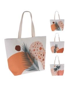 Beach bag for women, polyester, different colors, 35x38 cm