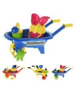Beach sand stroller toy, plastic, different colors, 62x25x32 cm