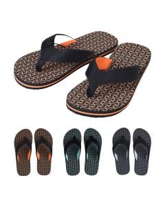 Beach slippers for men, rubber, different colors, no. 38-42