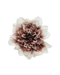 Decorative flower, polyester, crimson, Dia.15 cm