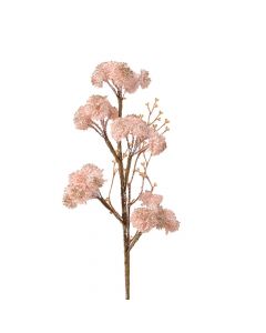 Decorative flower, plastic, pink shade, 52 cm