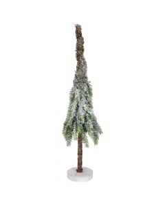 Table Christmas tree, PVC, green, 10x35 cm