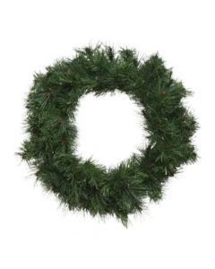 Decorative wreath, PE, green, Dia.50 cm