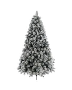 New Year tree, PE, green/white, 81x120 cm