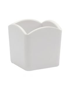 Sugar holder, melamine, white, 6.5x6.5xH6.5 cm