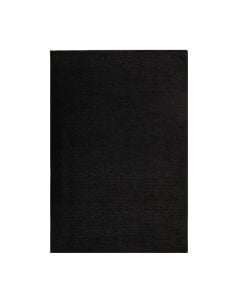 Tapet Porto, modern, poliestër shanil, e zezë, 133x190 cm