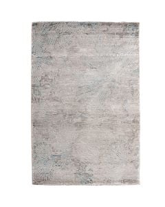 Opera carpet, modern, polyester and heatset, light grey/blue, 200x300 cm