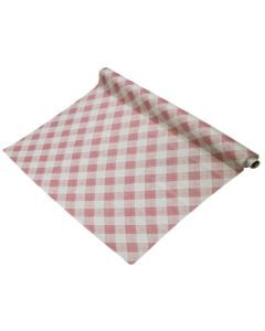 Mbulesë tavoline, PVC, e bardhë / e kuqe, 140 cm