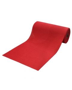 Non slip toilet mat, PVC, red, 65 cm