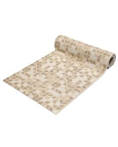 Non slip toilet mat, PVC, brown, 65 cm