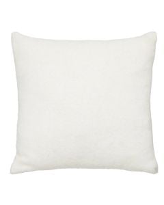 Jastëk dekorativ Eff Mohair, poliestër, fildishtë, 45x45 cm