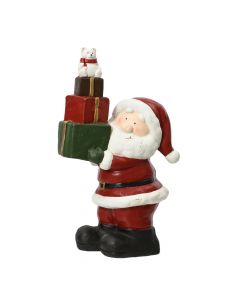 Santa dekorues, qeramikë, e kuqe, 24.2x16.6cm x H42.5 cm