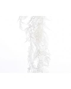 Shirit dekorues, plastike, e bardhë, 15x35xH105 cm