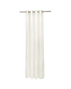 Veil curtain with rings, 100% polyester, cream, 150x260 cm