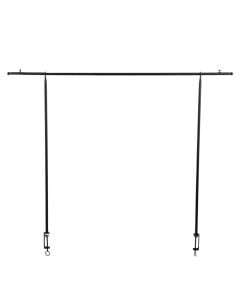 Decorative hangers for tables, metal, black, 150x250 cm
