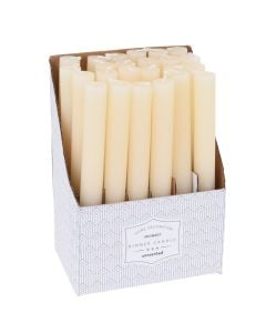 Qiri i gjatë dekori, parafinë, fildisht, 20 cm