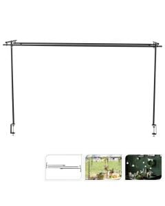 Decorative hangers for tables, metal, black, 98x140 - 240 cm