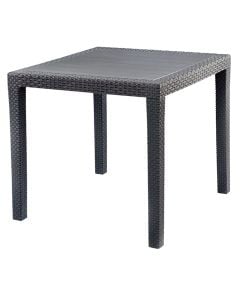 Tavoline katrore "KING", Permasa: 79x79x72 cm, Ngjyra: Gri, Materiali: Polipropilen