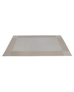 Shtroje tavoline, PVC, e bardhë, 30x45 cm