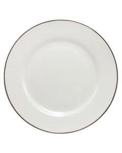 Dessert plate, ceramic, white, Dia.20.5 cm