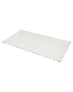 Antipasti serving plate, ceramic, white, 33x18 cm