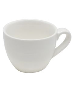 Coffee cup (PK 6), ceramic, white, Dia.6.5x6 cm / 90cc