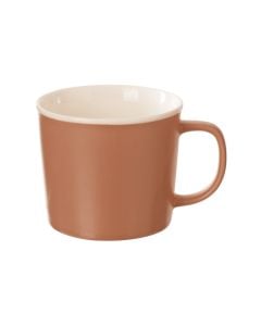 Nature tea cup, ceramic, ground brown, 38 cl