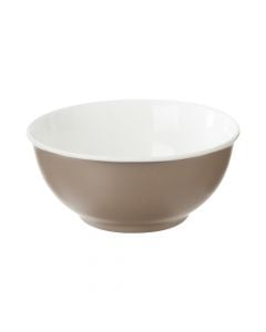 Nature soup bowl, ceramic, taupe brown, 52 cl