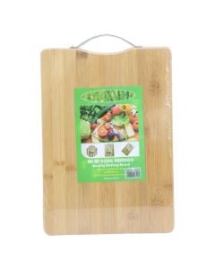 Cutting board, bamboo, brown, 24x34 cm