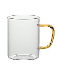 Water/liquids jug, glass, transparent, H9 cm / 450 ml