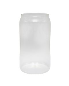 Gotë uji/lëngje, qelq, transparente, H14 cm / 550 ml