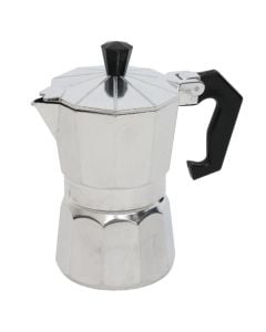 Coffee maker Moka 2 cups, stainless, silver, Dia.7xH11 cm