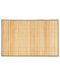 Rrugicë Bamboo Natural, bambu, bezhë, 50x80 cm