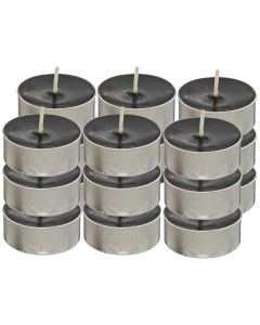 Qiri T Light Hugo (PK 18), parafinë, e zezë, Dia.3.7x1.5 cm